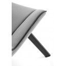 Стул HALMAR K520 темно-серый/черный, поворотный